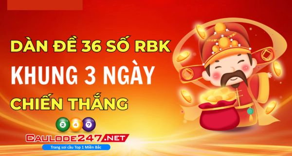 Anh em cần lựa chọn cho mình phương pháp soi cầu dàn đề 36 số đẹp
