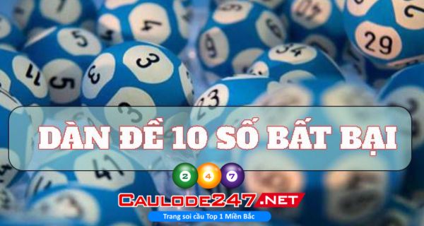 Soi cầu dàn đề 10 số đẹp bằng cặp số lộn