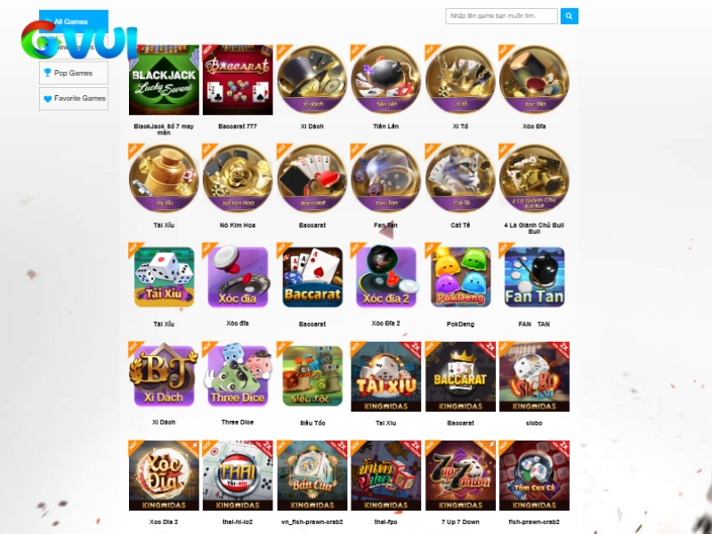Ưu điểm về kho game hàng trăm trò chơi 